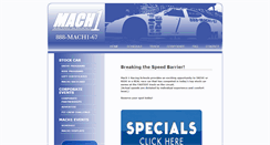 Desktop Screenshot of mach1racingschools.com